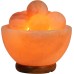 Spantik Himalayan Fire Bowl Salt Lamp with 6 Massage Balls Premium Quality Authentic from Pakistan