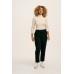 Billie - Corduroy Trousers in Posy Green