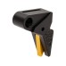 Angel Custom CNC Enhanced Flat Front Competition Style Trigger for KWA ATP Gas Blowback Airsoft Pistols (Color: Black / Gold)