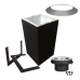 Summum Pro Square Ceiling Support With Trims And Flue Extension