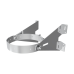 Summum Pro 5" Adjustable Wall Support And Tee Bracket