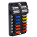12 Circuit Fuse Box With Negative Bus And Cover