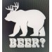Bear/Deer Vinyl Decal Sticker