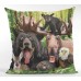 Throw Pillow Wildlife Selfie 18"