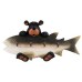 Willie Bear Fish Coat Rack