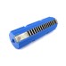 Rocket Airsoft Piston - 15 Carbon Steel Teeth Blue