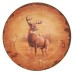 WALL PLATE 12" DEER