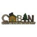 Wilcor Lite Up Cabin Word Sign