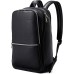 Samsonite Classic Leather Slim Backpack, Black, One Size